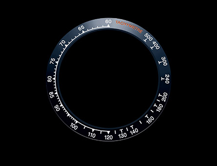 lunette en céramique bleu Daytona Cosmograph® personalisée