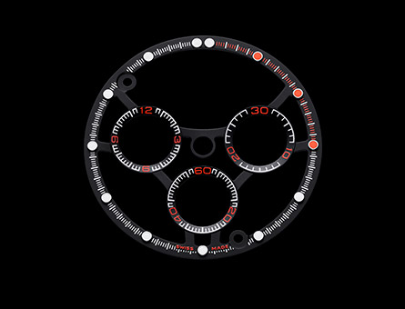 cadran squelette Rolex© cosmograph