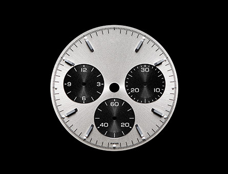 Silver Dial Personalized Timepiece