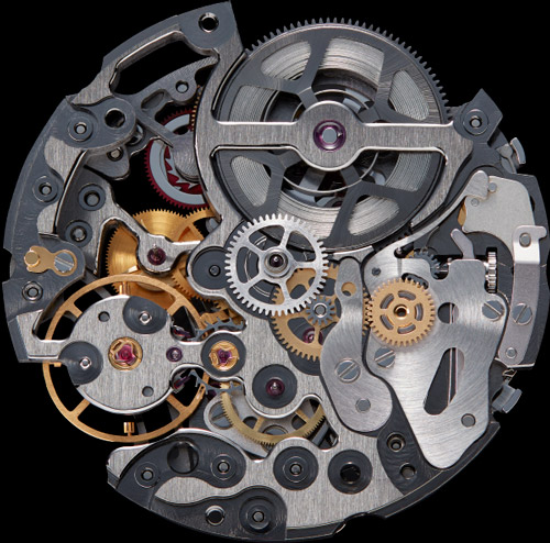 Skeleton movement of La Montoya watch