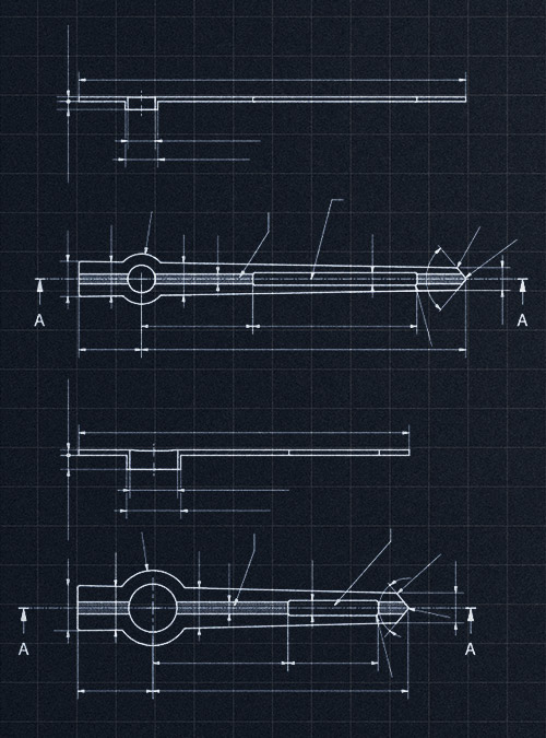 technical hands sketch
