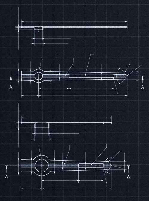 technical hands sketch