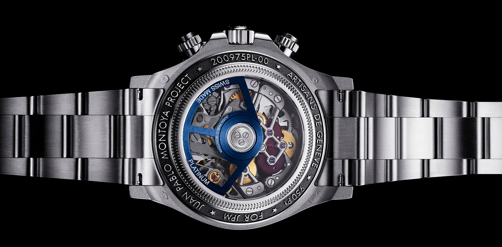 Skeleton watch The Montoya Platinum Challenge