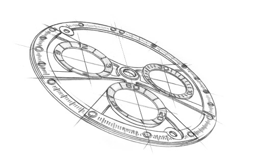 cadran squeletté montre hâkkinen