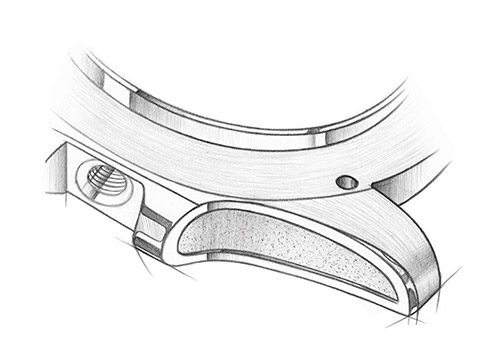 a sketch of a Submariner® case