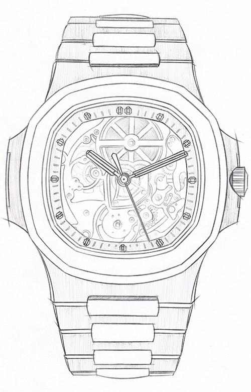 dessin montre the pearl project